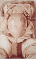 MS Hunter 658 Plate XXVI Drawing from William Hunters 1718-83 Anatomy of the Human Gravid Uterus, 1774 - Jan van Rymsdyk