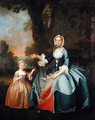 Portrait of Mrs Dawson of Retford and her Daughter, c.1749 - (attr.to) Stubbs, George