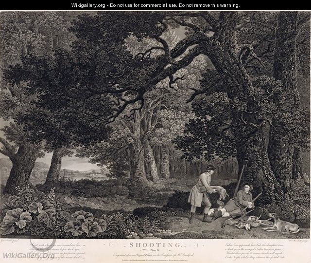 Shooting, plate 4, engraved by William Woollett 1735-85 1771 - George Stubbs