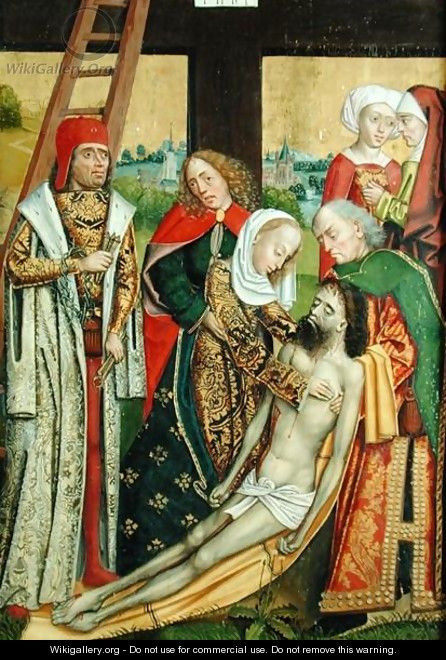 Descent from the Cross, from the Dome Altar, 1499 - Absolon Stumme