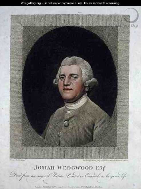 Josiah Wedgwood 1730-95, engraved and pub. by George Townley Stubbs 1756-1815, 1795 - George Townley Stubbs