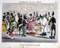 The Christening, from Tregears Black Jokes, aquatinted by Hunt, published by T.S. Tregear, London, 1834 - (after) Summers, W.