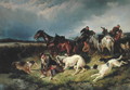 Wolf Hunting, 1873 - Nicolas Gregorovitch Svertschkoff