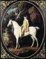 Huntsman with a Grey Hunter and Two Foxhounds: details from the Goodwood Hunting picture, 1760-61 - George Stubbs