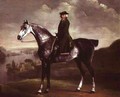 Joseph Smyth Esquire, Lieutenant of Whittlebury Forest, Northamptonshire, on a Dapple Grey Horse, c.1762-64 - George Stubbs