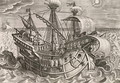 Calculating Longitude with the Declination of the Sun, plate 17 from Nova Reperta New Discoveries engraved by Philip Galle 1537-1612 c.1600 2 - (after) Straet, Jan van der (Giovanni Stradano)