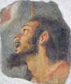 The Head of St. John the Baptist, fragment from a fresco - Bernardo Strozzi