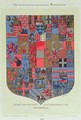 Coat of Arms of the Austro-Hungarian Empire, showing the armorial bearings of the Imperial Austrian Court engraved by R. M. Rohrer - (after) Strohl, Hugo Gerard