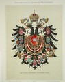 Plate with the coat of arms of the Austro-Hungarian Empire, from Heraldischer Atlas by the artist, 1899 - (after) Strohl, Hugo Gerard