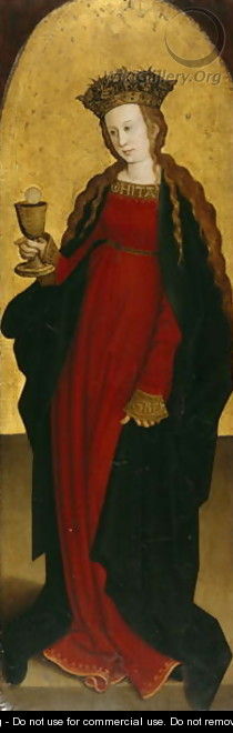 St. Barbara, c.1500 - Bernhard Strigel