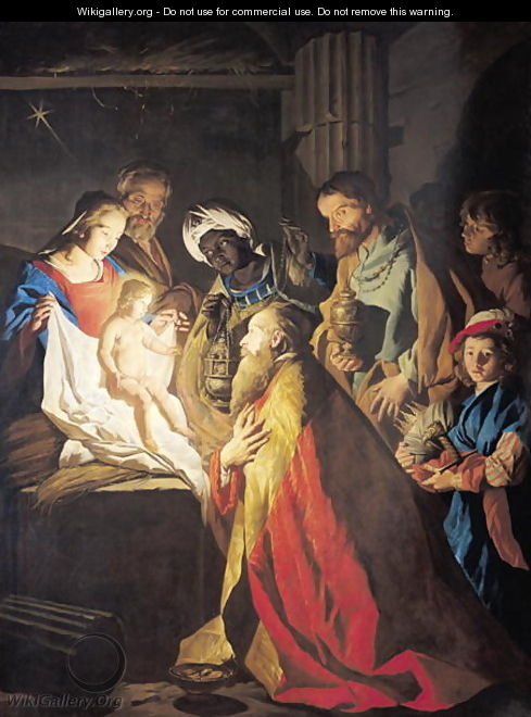The Adoration of the Magi - Matthias Stomer