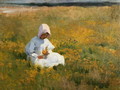 In a Field of Buttercups - Marianne Preindelsberger Stokes
