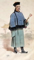 Mandarin in a fur trimmed coat with fan, c.1860 - Louis Morel-Retz Stop