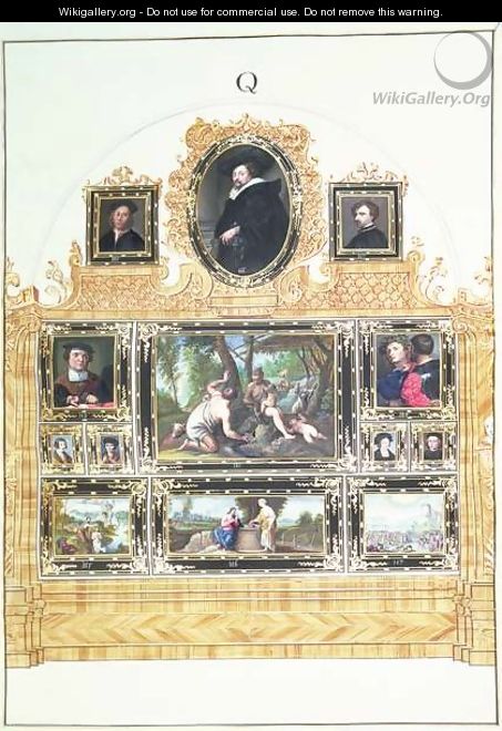 Book I f.Q Painted Inventory of Emperor Charles VIs Collection in the Stallburg, Vienna, 1720-30 - Ferdinand Storffer or Astorffer