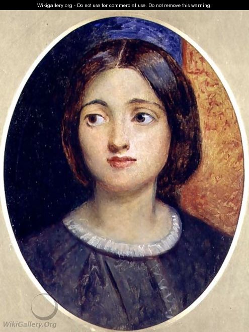 Head of a Girl, 1857 - George Adolphus Storey