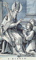 St. Blaise curing a sick child - Jacques Stella