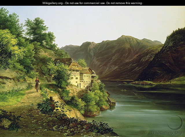The Hallstatter Lake, 1824 - Franz II Steinfeld