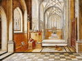 St Jerome in a Gothic Church - Hendrick van, the Younger Steenwyck