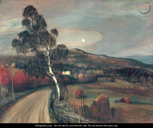 Norwegian Landscape, Aulestad, c.1895 - Theophile Alexandre Steinlen