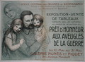 Poster advertising an art sale in aid of blinded soldiers, 1917 - Theophile Alexandre Steinlen