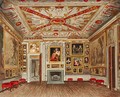 The Presence Chamber, Kensington Palace, from The History of the Royal Residences, engraved by Daniel Havell 1785-1826, by William Henry Pyne 1769-1843, 1819 - James Stephanoff