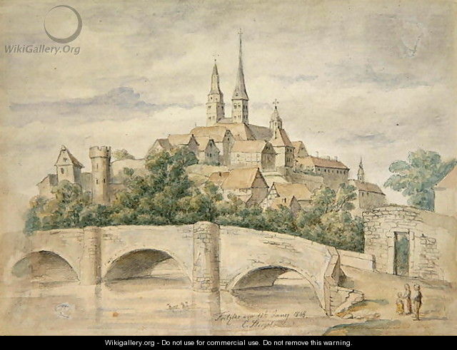 View of Fritzlar, 1848 - Eduard Stiegel