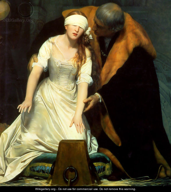 The Execution Of Lady Jane Grey 1834 Centre - Paul Delaroche