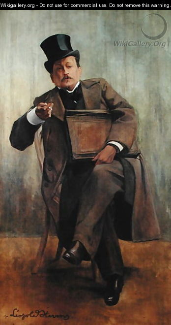 Portrait of Georges Courteline 1858-1929 - Leopold Stevens