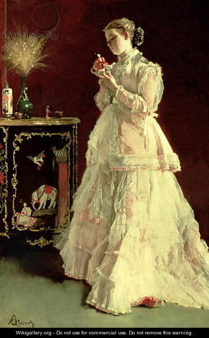The Lady in Pink, 1867 - Alfred-Emile-Leopole Stevens