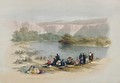 Banks of the Jordan, April 2nd 1839, plate 48 from Volume II of The Holy Land, engraved by Louis Haghe 1806-85 pub. 1843 - David Roberts