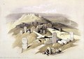 Temple on Gebel Garabe, called Surabit el Khadim, February 17th 1839, plate 119 from Volume III of The Holy Land, engraved by Louis Haghe 1806-85 pub. 1849 - David Roberts