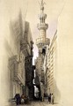 The Minaret of the Mosque of El Rhamree, Cairo, from Egypt and Nubia, Vol.3 - David Roberts