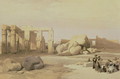 Fragments of the Great Colossus, at the Memnonium, Thebes, 1937 BC - David Roberts