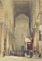 Interior of the Mosque of the Metwalys, Cairo, from Egypt and Nubia, Vol.3 - David Roberts