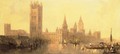 Westminster- Houses of Parliament, c.1860 - David Roberts