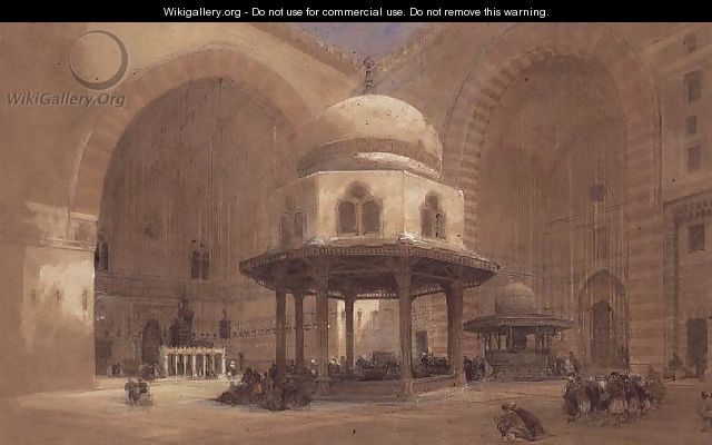 The Mosque of the Sultan Hassan, Cairo, 1839 - David Roberts
