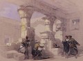 View from under the Portico of Dayr E Medeeneh, Thebes - David Roberts