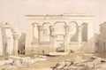 Portico of the Temple of Kalabshah, from Egypt and Nubia, Vol.1 - David Roberts