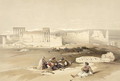 Ruins of Baalbec, May 5th 1839, plate 77 from Volume II of The Holy Land, engraved by Louis Haghe 1806-85 pub. 1843 - David Roberts