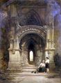 Porch to Roslyn Chapel, 1859 - David Roberts