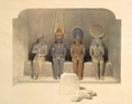 Sanctuary of the Temple of Abu Simbel, from Egypt and Nubia, Vol.1 - David Roberts