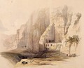 Excavated Mansions of Petra, March 7th 1839, plate 103 from Volume III of The Holy Land, engraved by Louis Haghe 1806-85 pub. 1849 - David Roberts