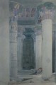 Under the Grand Portico, Philae - David Roberts