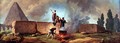 Gypsies Boiling a Cauldron among Egyptian Ruins - Hubert Robert
