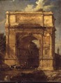 The Arch of Titus - Hubert Robert