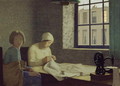 The Old Nurse, 1926 - Frederick Cayley Robinson