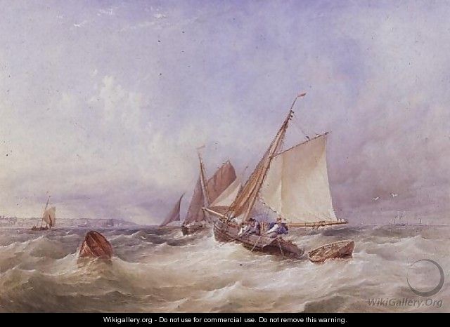 In the Solent - Thomas Sewell Robins