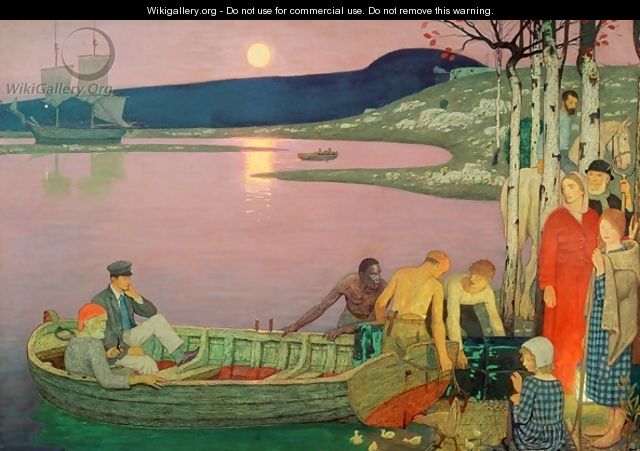 The Call of the Sea, 1925 - Frederick Cayley Robinson