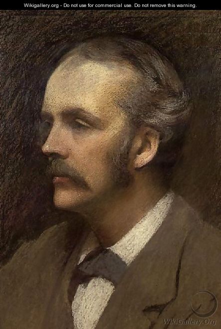 Portrait of the Rt.Hon. Arthur Balfour, 1892 - Ellis William Roberts