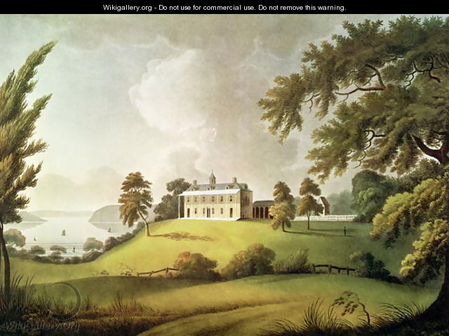 Mount Vernon, Virginia, home of George Washington, engraved by Francis Jukes 1745-1812 1800 - (after) Robertson, Alexander